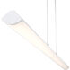 Float LED 48 inch Matte White Pendant Ceiling Light 